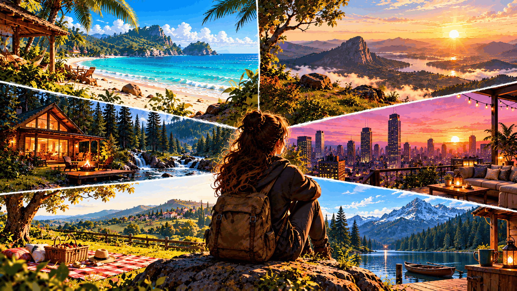 Qual seria seu cenário ideal para um dia perfeito?