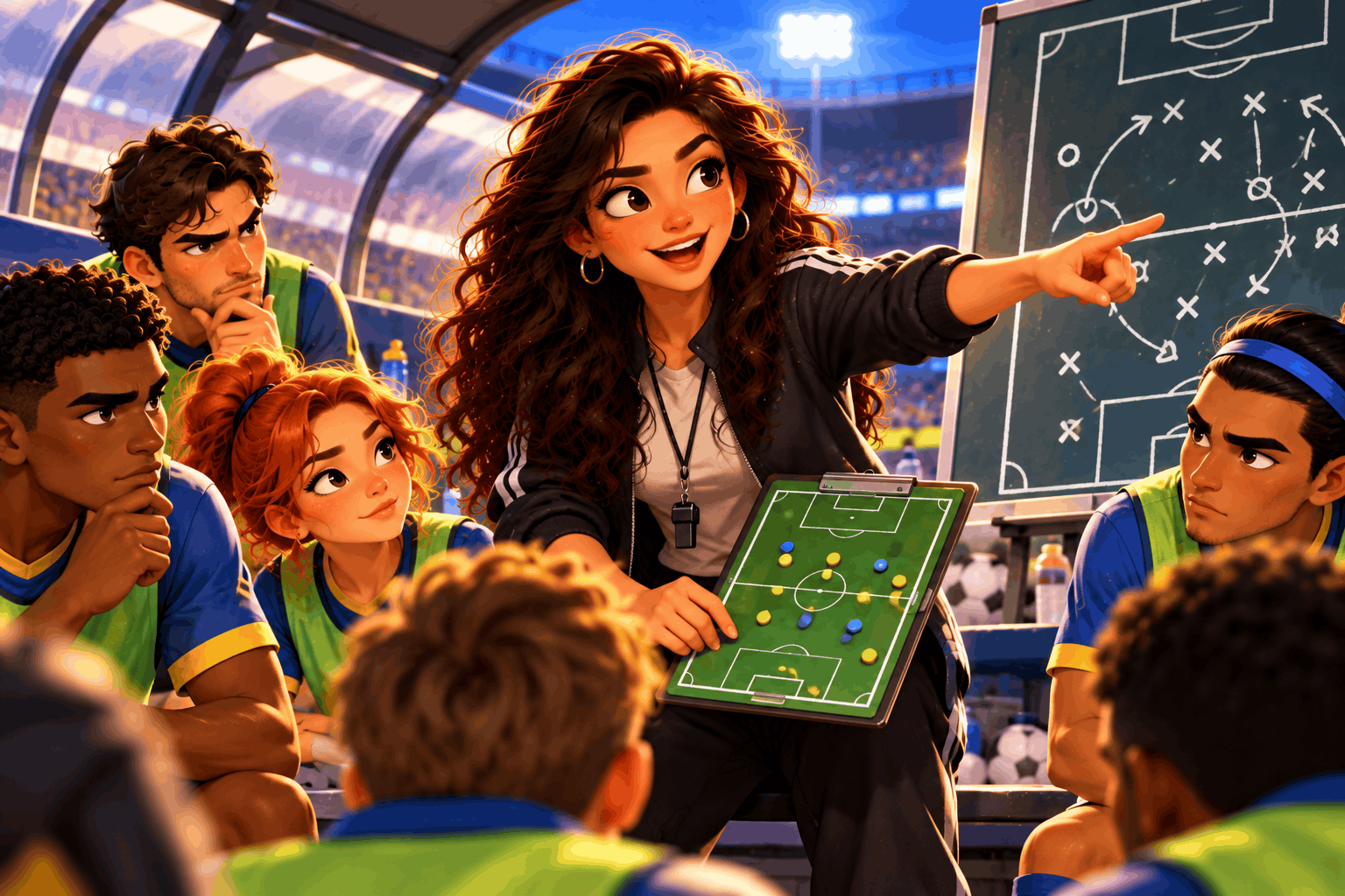 Ilustração do teste: Que técnico de futebol você seria?