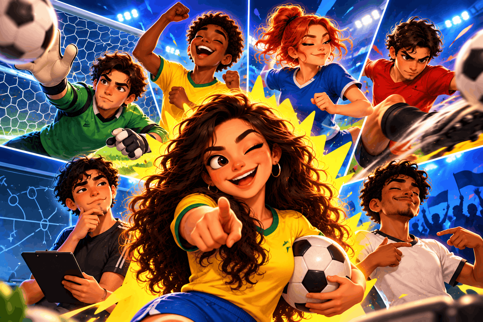 Ilustração do teste: Que tipo de jogador você seria?